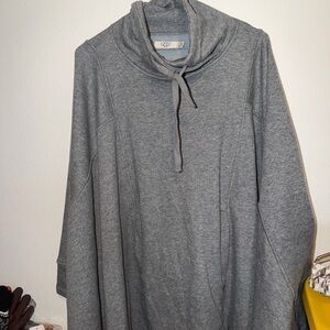 UGG Heather Gray Cowl Neck Top